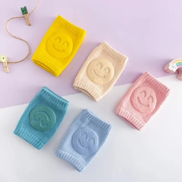 02 Pcs ( Pair ) – Soft & Protective Baby Knee Pads – Cushioned Support For Crawling Infants & Active Toddlers – Random Color