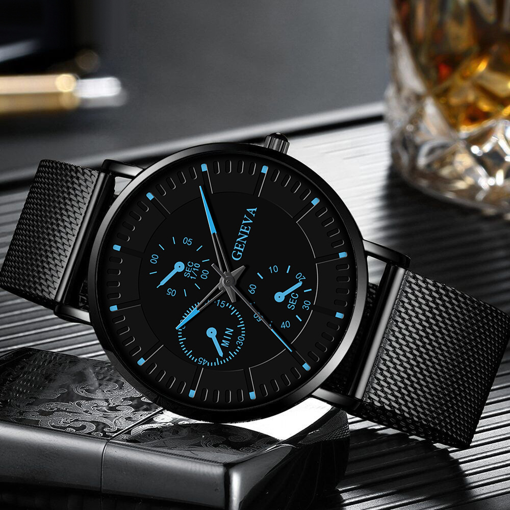 Geneva Classic Quartz Watch – Timeless Elegance for Everyday Style In Rendom Colors