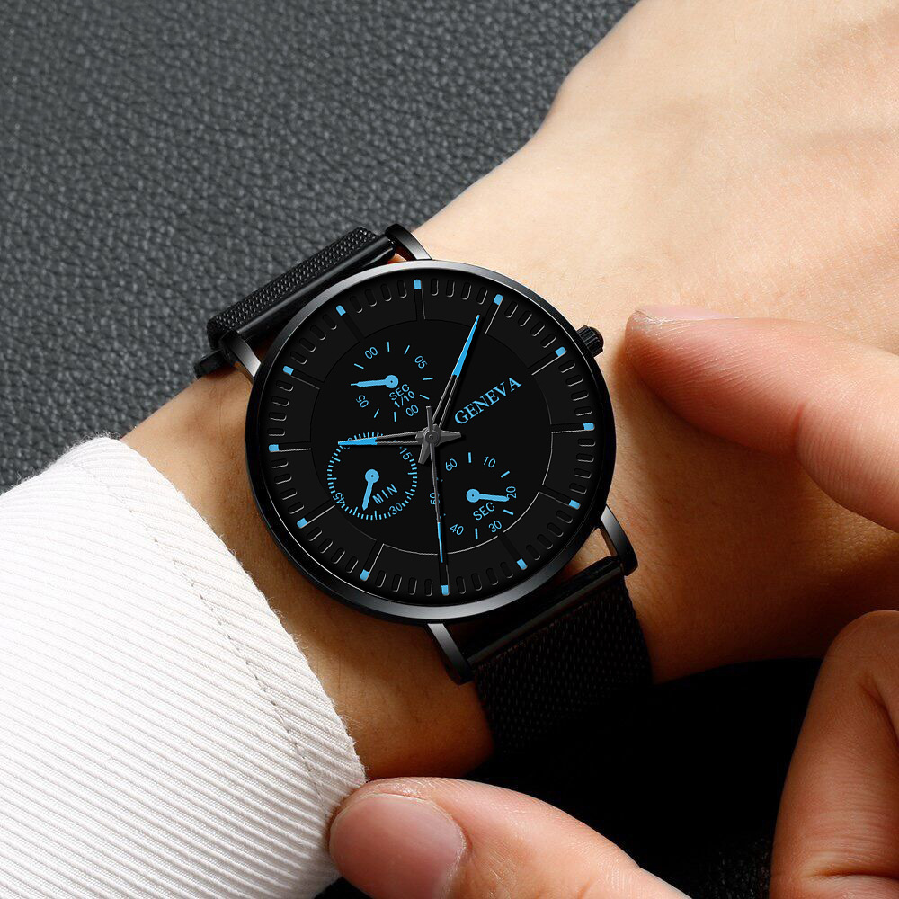 Geneva Classic Quartz Watch – Timeless Elegance for Everyday Style In Rendom Colors