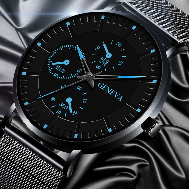 Geneva Classic Quartz Watch – Timeless Elegance for Everyday Style In Rendom Colors