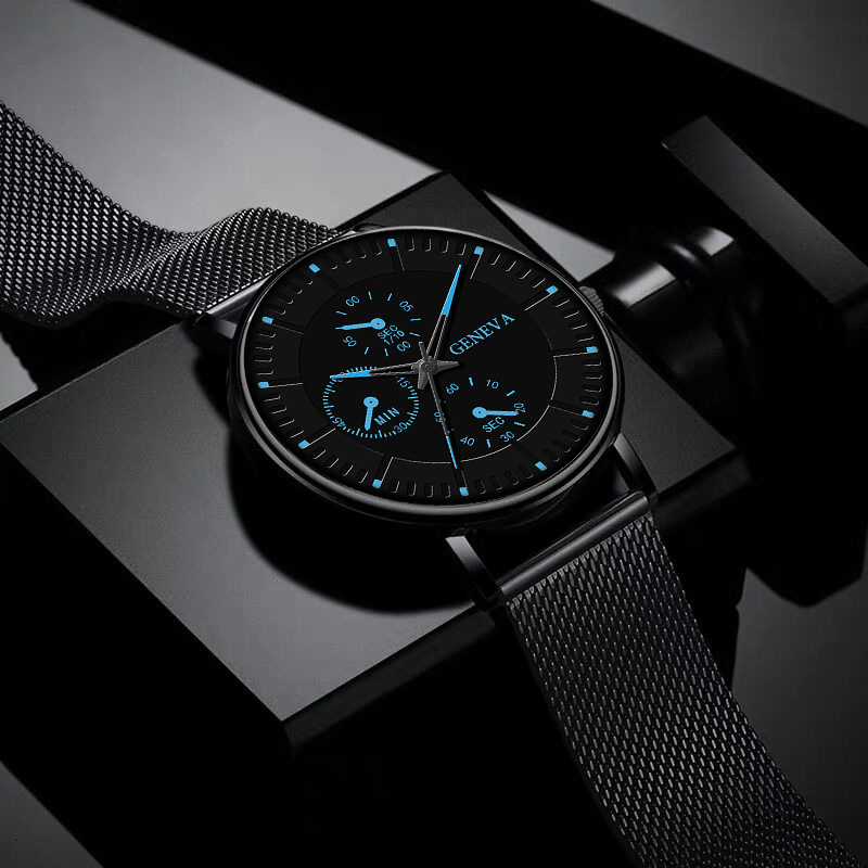 Geneva Classic Quartz Watch – Timeless Elegance for Everyday Style In Rendom Colors