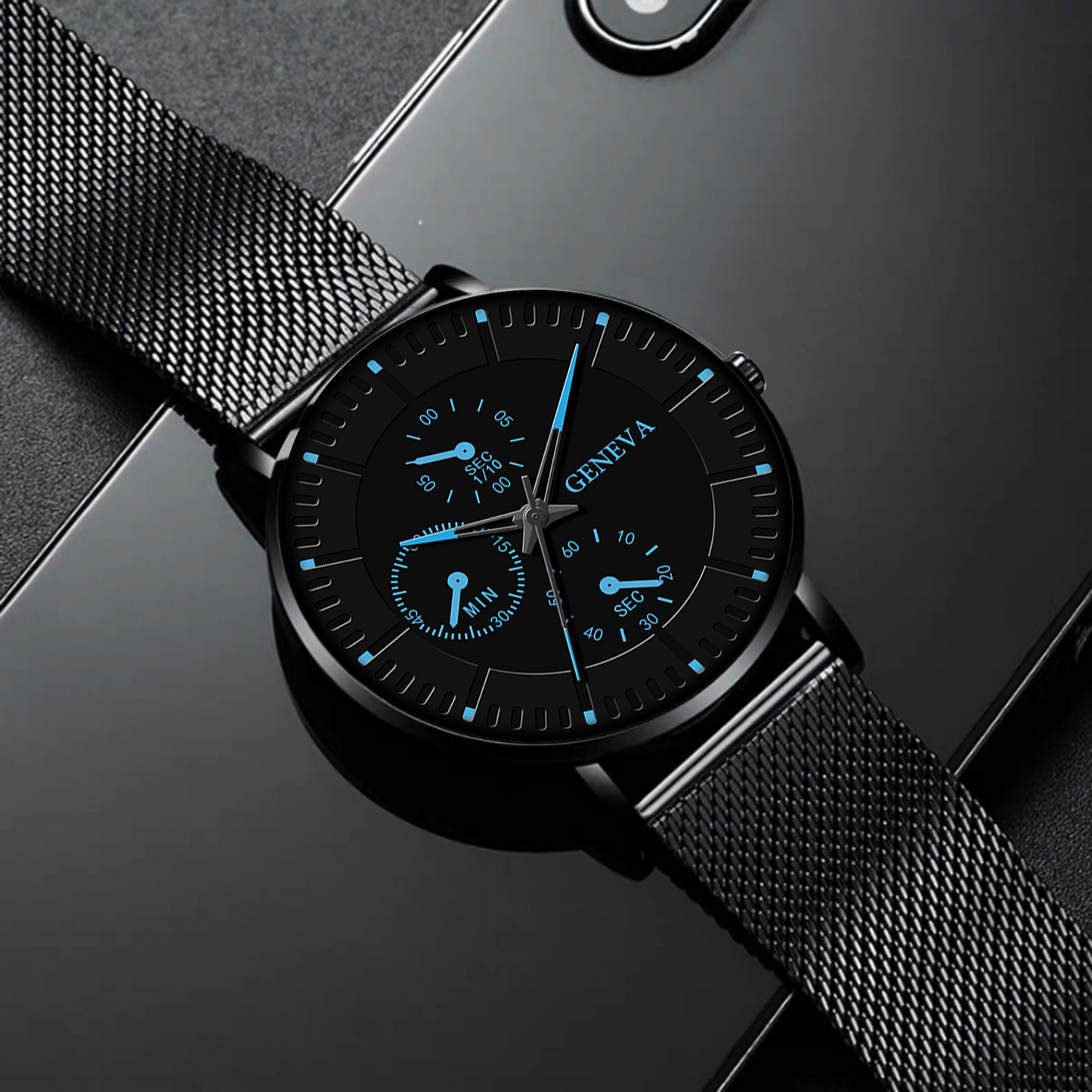 Geneva Classic Quartz Watch – Timeless Elegance for Everyday Style In Rendom Colors