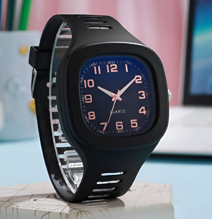Minimalist Square LED Digital Watch – Stylish, Sleek & Unisex Design Rendom Coloure