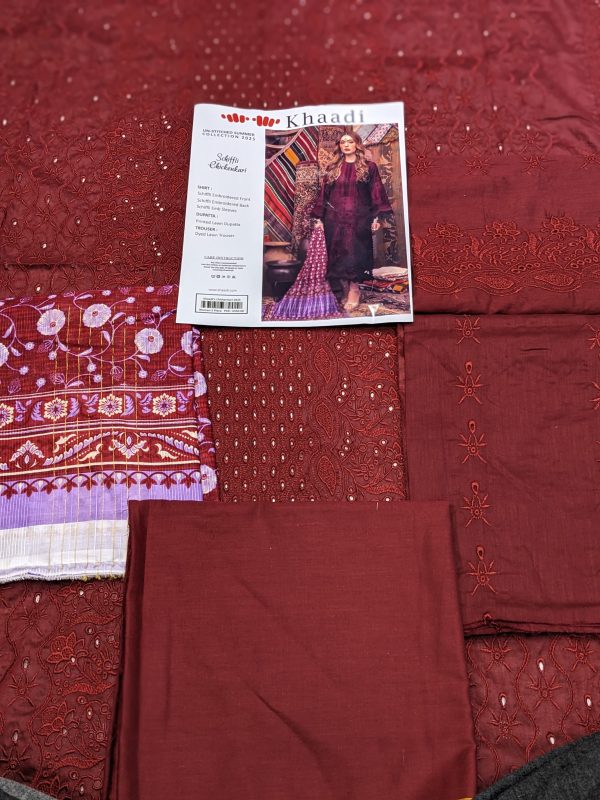 Khaadi ✨ 3 Piece Khaadi Chicken Kari Unstitched Suit New Collection For Womens
