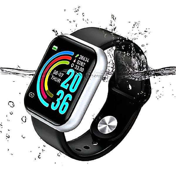 "LH 726 Smart Touchscreen Bluetooth Watch – Stylish Metal Body Smartwatch for Men & Women (Random Color