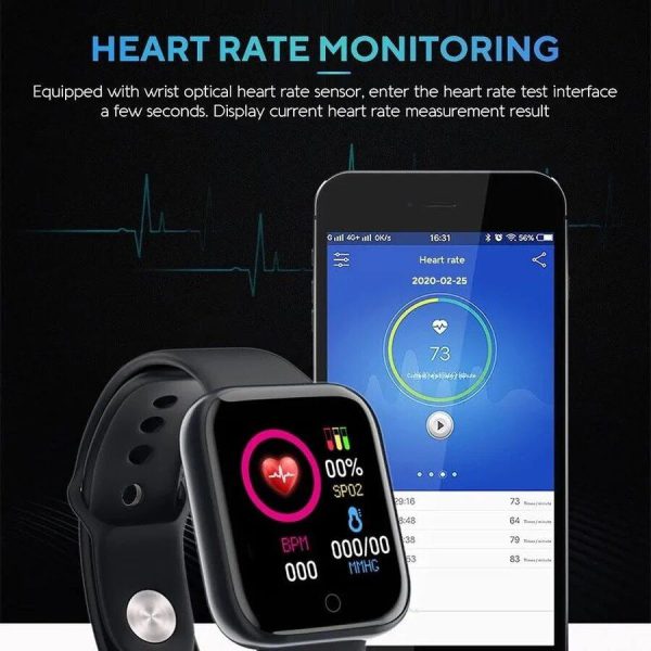 "LH 726 Smart Touchscreen Bluetooth Watch – Stylish Metal Body Smartwatch for Men & Women (Random Color