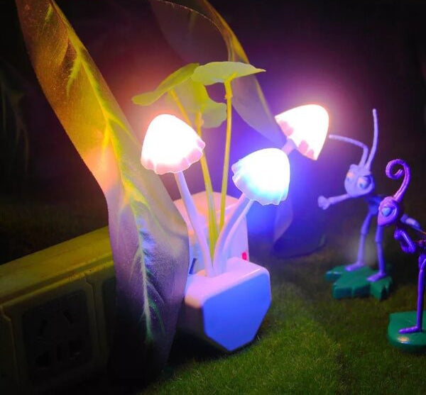 Mushroom Night Light | Led Night Lights | Flower Lamp Bedroom Baby Room Lamps For Family, Friend Or Kids Gifts (random Colors