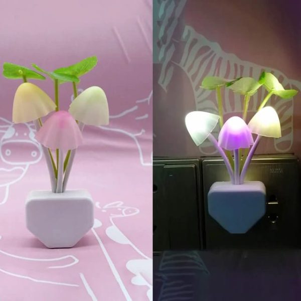 Mushroom Night Light | Led Night Lights | Flower Lamp Bedroom Baby Room Lamps For Family, Friend Or Kids Gifts (random Colors