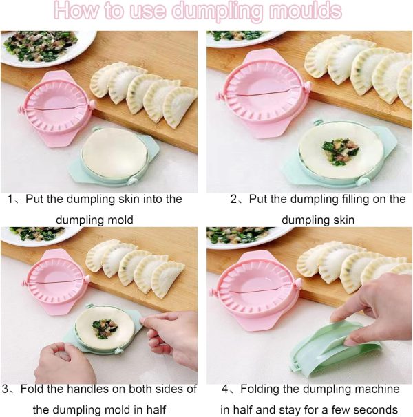 Samosa Maker & Dumpling Shaper – Dough Press Mold For Samosas, Dumplings, Gujiyas, And Stuffed Pastries | Easy-to-use Kitchen Tool | Random Color
