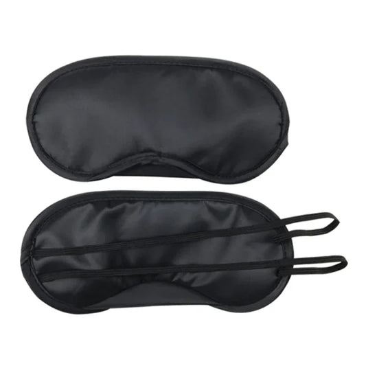 1 Pc Sleep Mask Natural Sleeping Eye Mask Eyeshade Cover Shade Eye Patch Women Men Soft Portable Travel Eyepatch(random  color