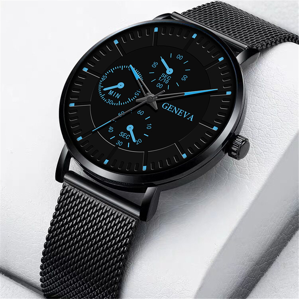 Geneva Classic Quartz Watch  – Timeless Elegance for Everyday Style  In Rendom Colors