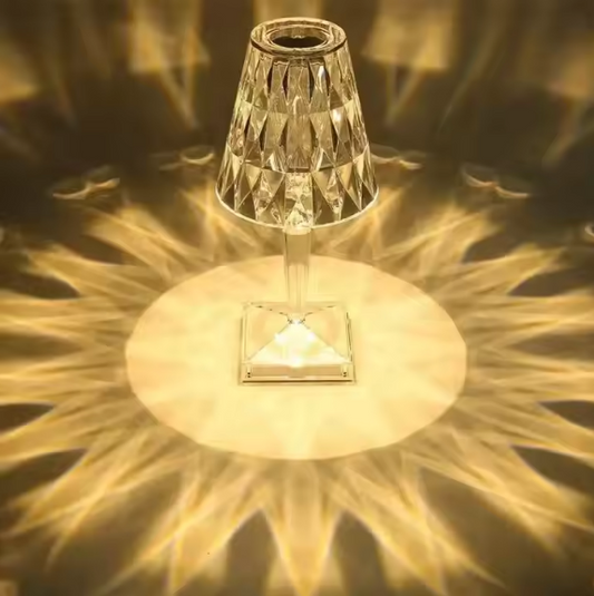 "Crystal Touch Table Lamp – Elegant Lighting at Your Fingertips"