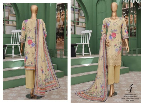 ✨ Vivari ✨ 3 Piece Luxury Lawn Digital Printed Chickenkari Lawn Shirt/ Luxury Digital Printed Pure Lawn/unstitched Suit New Collection For Womens