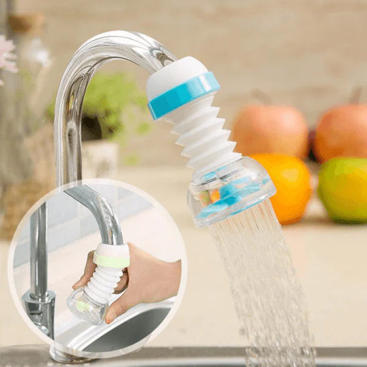 ° Rotating Kitchen Faucet Splash Filter – Water-Saving Nozzle with Fan Spray (Random Color
