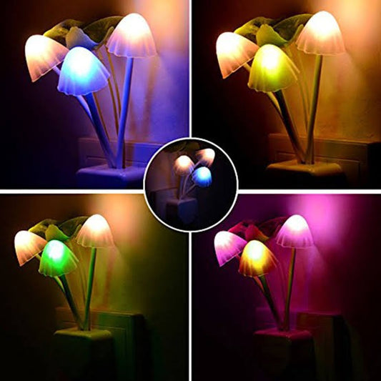 Mushroom Night Light | Led Night Lights | Flower Lamp Bedroom Baby Room Lamps For Family, Friend Or Kids Gifts (random Colors
